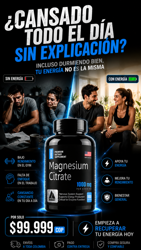 Citrato de magnesio Workout