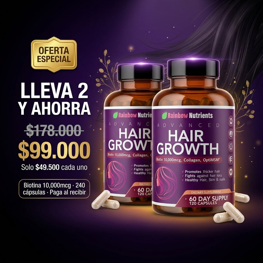 HAIR GROWTH - Recupera tu cabello desde la raíz
