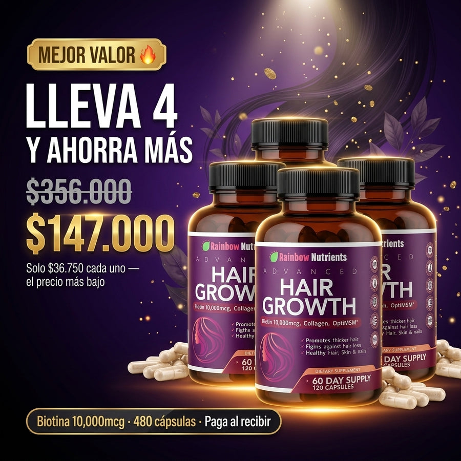 HAIR GROWTH - Recupera tu cabello desde la raíz