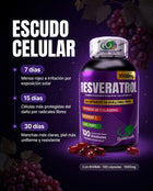 Resveratrol Con INVIMA 1000mg — Antioxidante + Colágeno + Vitamina C